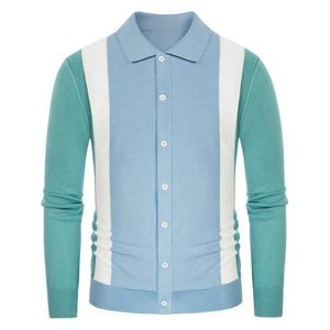  Sinransinya Men's Shirt Long Sleeve - Blue 