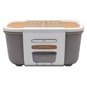  Kroff  2 in 1 bread storage - Gray 