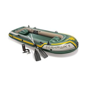 Intex 68351 - Seahawk 4 Inflatable Boat Set with Oars - 4 Person