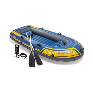 Intex 68370 - Challenger 3 Inflatable Boat Set with Oars - 3 Person