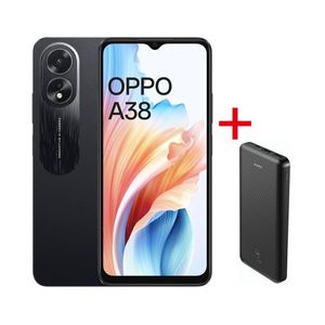 Oppo A38 - Dual SIM - 128/6GB + Mcdodo 10000mah - Power Bank - Black