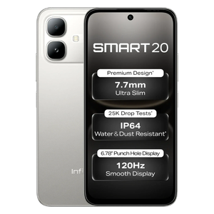  انفنكس سمارت 20 - دبل سيم - شاشة 6.78 بوصة IPS LCD - معالج MediaTek Helio G81 Ultimate - بطارية 5200 مللي أمبير بالساعة، شحن 15 واط 