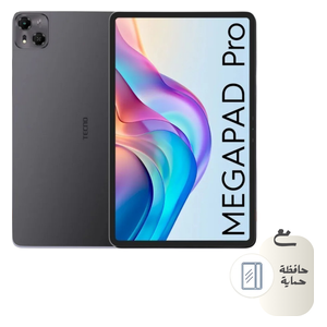 Tecno MegaPad Pro - Single SIM - 12-inch IPS Display - MediaTek Helio G100 - 10000mAh, 33W Charging with AI Features 