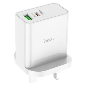  HOCO C113B - Wall Charger -65W - USB-C - White 