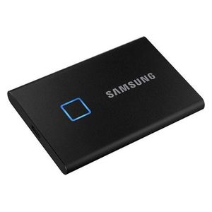 هارد سامسونج T7 Touch SSD خارجي 2 تيرابايت - سرعة 1050 ميجابايت/ثانية - حماية ببصمة الإصبع - توصيل USB 3.2