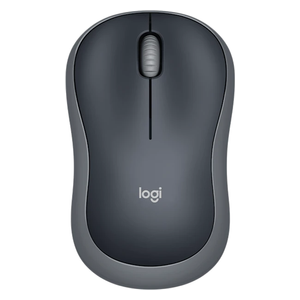 Logitech M185 - Wireless Mouse - Optical Sensor - USB Connectivity - Black