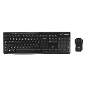 Logitech MK270 - Wireless Keyboard & Mouse Combo - 1000 DPI - Black