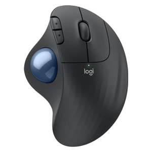 ماوس لوجيتك ERGO M575S - 5 أزرار - بلوتوث ومستقبل يو اس بي  - مدى يصل إلى 10 أمتار - أسود