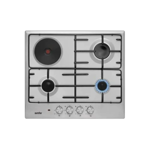  Simfer H6310VERM - 4 Burners - Built-In Cookers - Silver 
