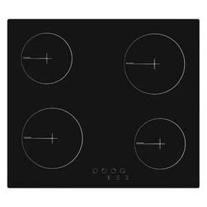  Simfer H6040DEBB - 4 Burners - Electric Cooker - Black 