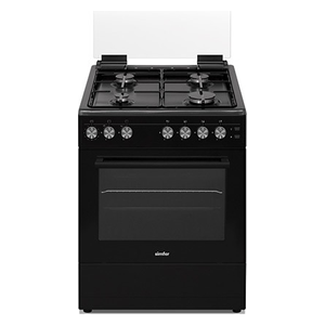  Simfer F7402ZGRB - 4 Burners - Gas Cooker - Black 