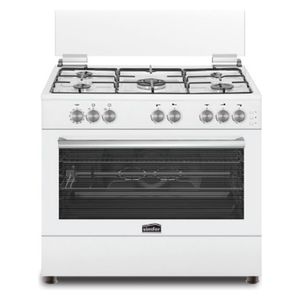  Simfer F9502SGWW- 5 Burners - Gas Cooker - White 