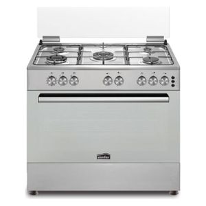  طباخ غازي سمفر - 5 مشاعل - F9502SGWHP-FFD2W - ستانلس ستيل 