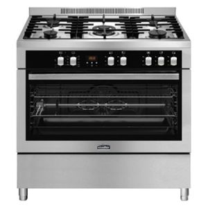  طباخ غازي سمفر - 5 مشاعل - P9502VGWP - سلفر 