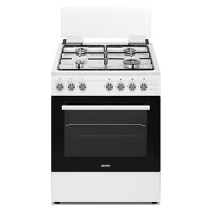  Simfer F7402ZGRW - 4 Burners - Gas Cooker - White 