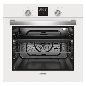  فرن داخلي غازي سمفر - 60 لتر - B6502UGRBB - ابيض 