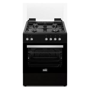  Simfer F6402SGWB-FFD - 4 Burners - Gas Cooker - Black 