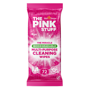  The Pink Stuff Biodegradable Multi-Purpose Cleaning - 72 Wipes 