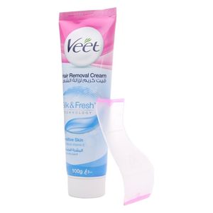  Veet Hair Removal Cream Silk and Fresh for Sensitive Skin - 100g 