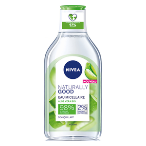 Nivea Micellar Water Makeup Remover with Aloe Vera Extract, 400 ml