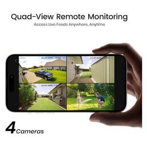  AOSU C7P-2H - SolarCam Pro System 2 Pack Kit - White 