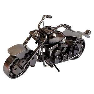  Tethkar A11-5 - Metal Motorcycle Decor (Handmade Gift) - Dark Gray 