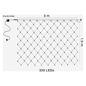  GSTAR 79-5 - Fairy String RGB Net Lights 