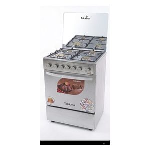  Tekma TK-5055-S -  Free Standing Cookers - 4 Burners - 50x55 cm - Steel 
