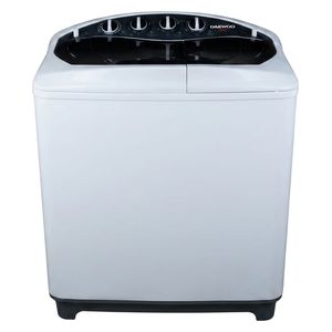  غسالة حوض مزدوج دايو - 13 كغم - 1200 دورة في الدقيقة - WD-W1391WH - سنو فول 