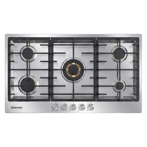  طباخ داخلي دايو - 90 × 60 سم - 5 مشاعل - SHB5-100 - ستيل 