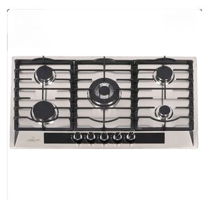  ليبرونيك طباخ غازي داخلي - 90 سم - 5 شعلات - LC-9052 - اسود 
