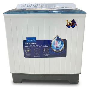  غسالة حوض مزدوج الوادي - 16 كغم - 1200 دورة بالدقيقة - WT160-P1202W - أبيض 