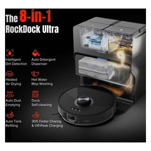  Roborock S8 Max Ultra - Robot Vacuum Cleaner - Black 