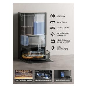  Roborock X_40_ULTRA  - Robot Vacuum Cleaner - Black 