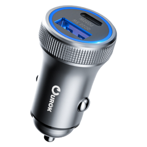  Ourok ZC-C15PD - Car Charger - Gray 