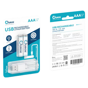  Ourok 3Ac-18 - Rechargeable Battery - 2 Battery 