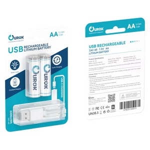  Ourok 2AC-60 - Rechargeable Battery - 2 Battery 