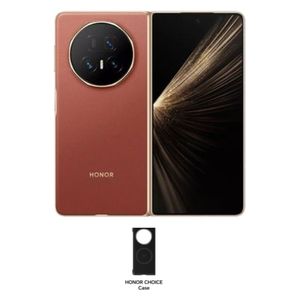  هونر MagicV5 5G - دبل سيم - 512/16 كيكابايت - OLED 120Hz, 5000 nits - معالج سنابدراكون 8 اليت - بحجم بطارية 5820 + حافظة موبايل 