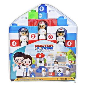  Doctor Figures Cubes Game - 38 pieces 