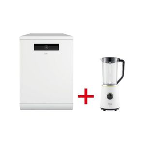  Beko BDEN38523WQ - Dishwasher - White + Beko TBN7400W - Blender - 400 W - White 