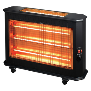 مدفأة كهربائية كومتل KS-2710 - قدرة 2800 واط - ترموستات قابل للتعديل - أسود