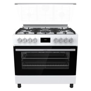  طباخ جورنجي غازي - 5 مشاعل - GGI9C20W - ابيض 