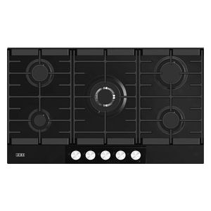  RED 900-5B-BL - 5 Burners - Built-In Gas Cooker - Black 
