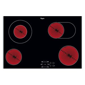  Whirlpool AKT8360/LX75CM - 4 Burners - Electric Cooker - Black 