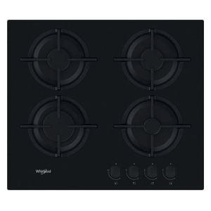  طباخ داخلي ويرل بول غازي - 4 مشاعل - GOR615/NB - اسود 
