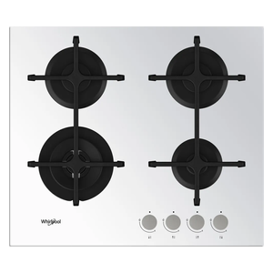  طباخ داخلي ويرل بول غازي - 4 مشاعل - GOA6423/WH - ابيض 