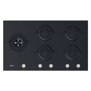  Whirlpool GOA925/NB - 5 Burners - Built-In Gas Cooker - Glass Black 