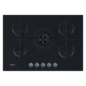  طباخ داخلي ويرل بول غازي - 5 مشاعل - GOWL728/NB75CM - اسود 