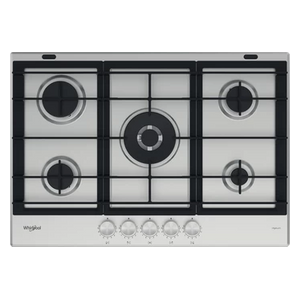  Whirlpool GMWL728/IXL - 5 Burners - Built-In Gas Cooker - Inox 