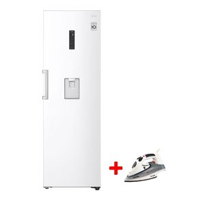  LG GCF511EQDM - 14ft - 1-Door Refrigerator - Silver + Moonlife MF904 - Steam Iron - White 